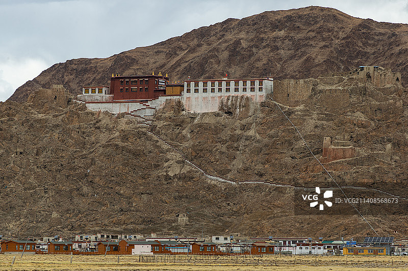 中国西藏阿里地区日土县日土宗遗址图片素材
