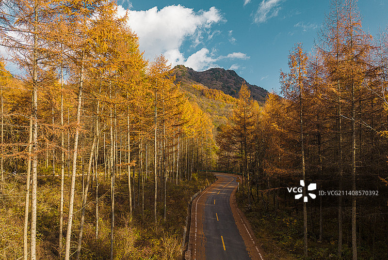 中国四川巴中南江县十八月潭景区航拍图片素材