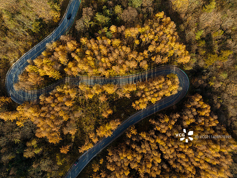 中国四川巴中南江县十八月潭景区航拍图片素材