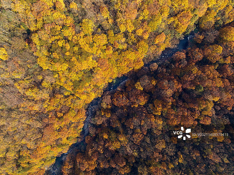 中国四川巴中南江县十八月潭景区航拍图片素材