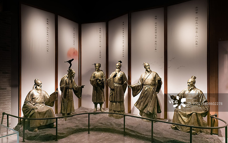 中国古代名医群像图片素材