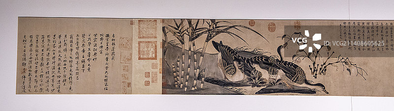 柳鸦芦雁图（宋  赵佶，上海博物馆藏）图片素材