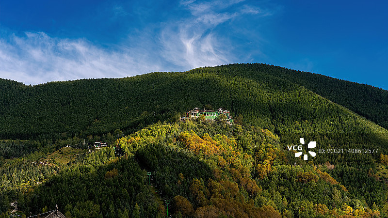 五台山黛螺顶图片素材