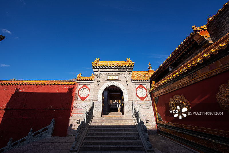 五台山菩萨顶图片素材