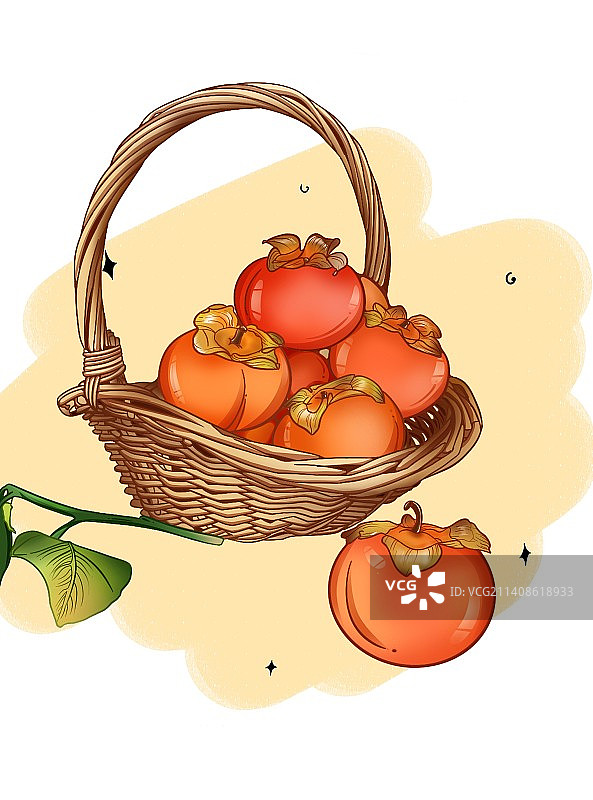 柿柿如意图片素材