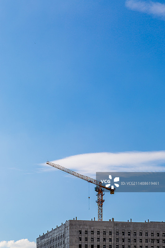 建筑工地 盖楼图片素材