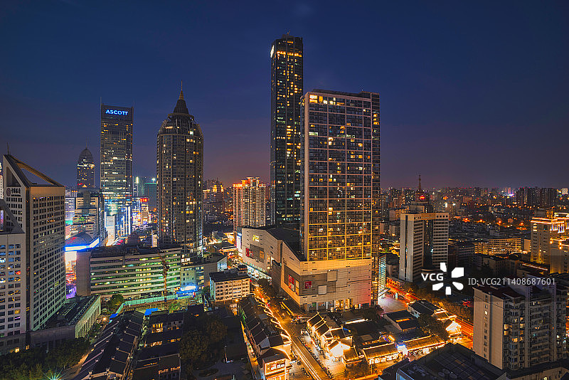 无锡夜景图片素材