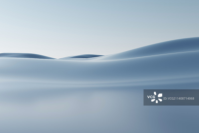 3D渲染蓝色波纹背景广告图片图片素材