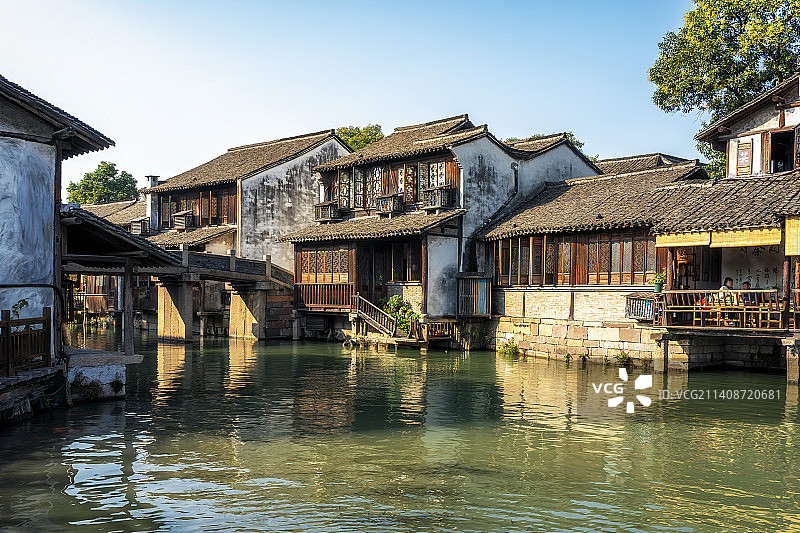 乌镇风光特写图片素材
