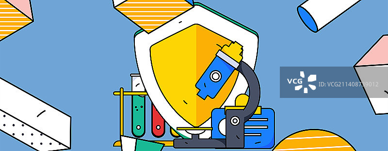 绿码医生防疫抗疫扁平矢量概念运营插画图片素材