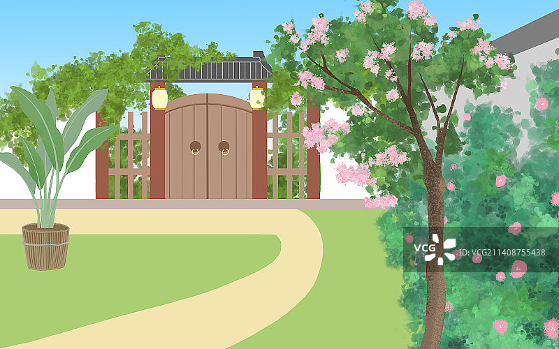 户外公园景色图片素材