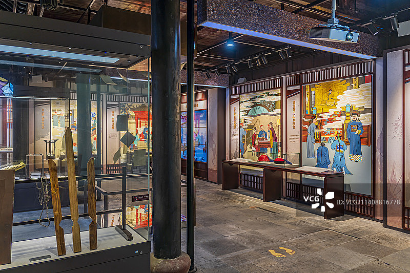 浙江湖州南浔古镇刘氏梯号建筑图片素材