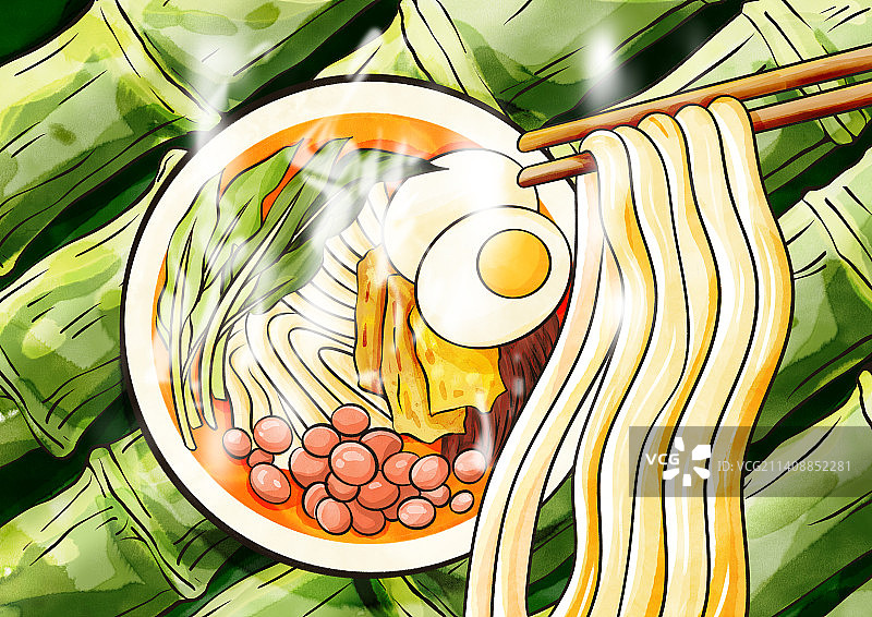 美食烤红薯插画图片素材