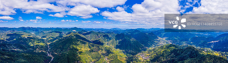 浙闽山区航拍图片素材