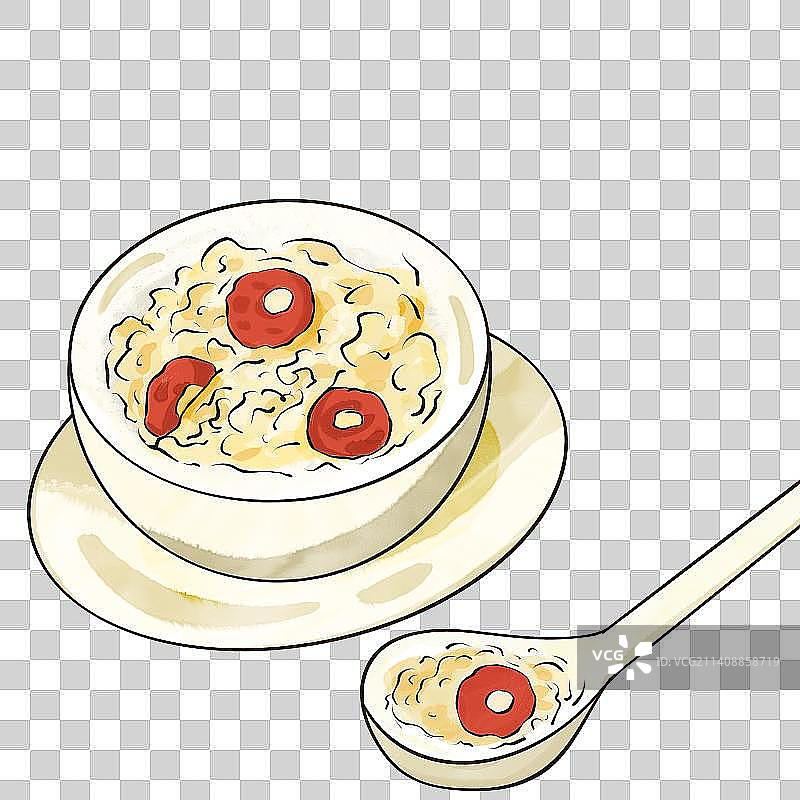 一碗银耳粥图片素材