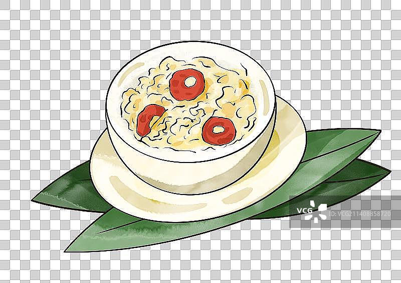 一碗银耳粥图片素材