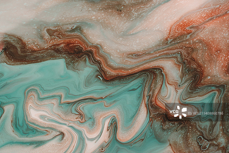 色彩鲜艳融合的流体画背景素材图片素材