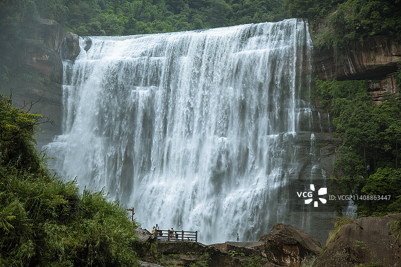 贵州遵义赤水市“赤水大瀑布”图片素材