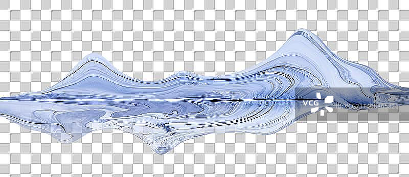 流体水墨山脉 抽象自然艺术图片素材