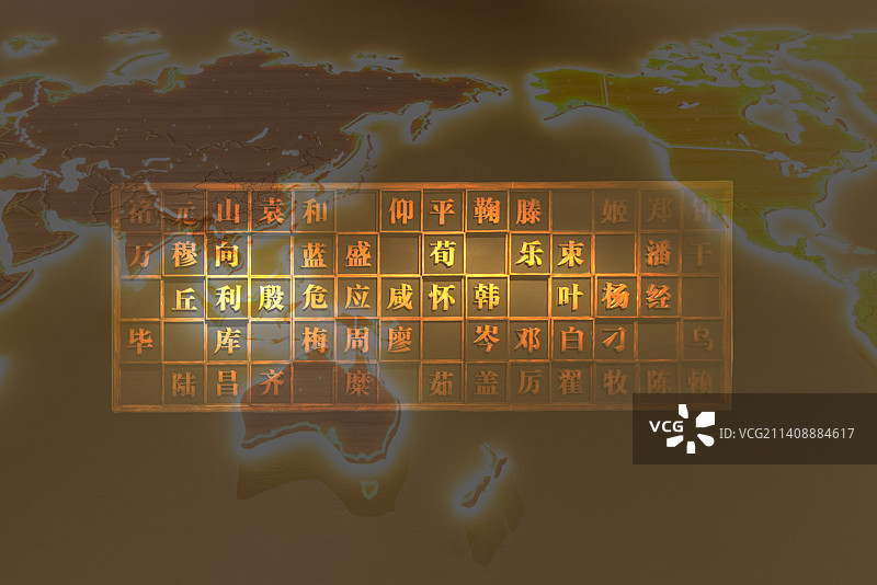 客家人姓氏表图片素材