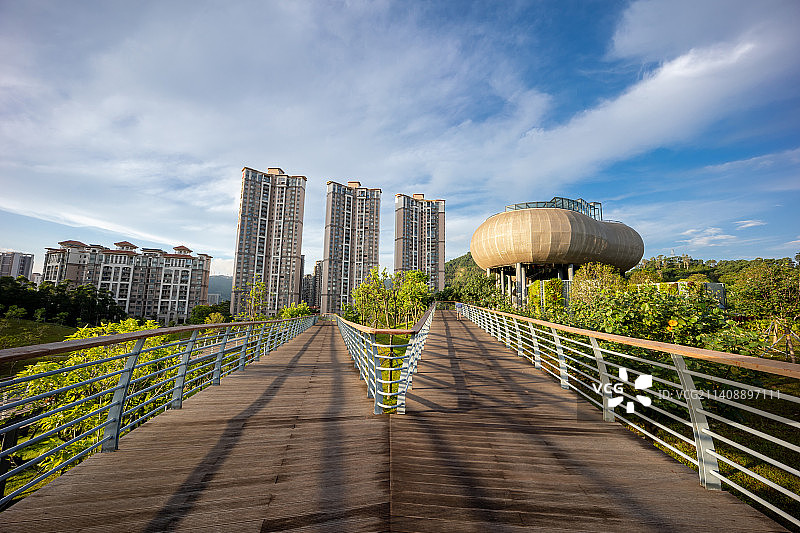 深圳北站中心公园图片素材