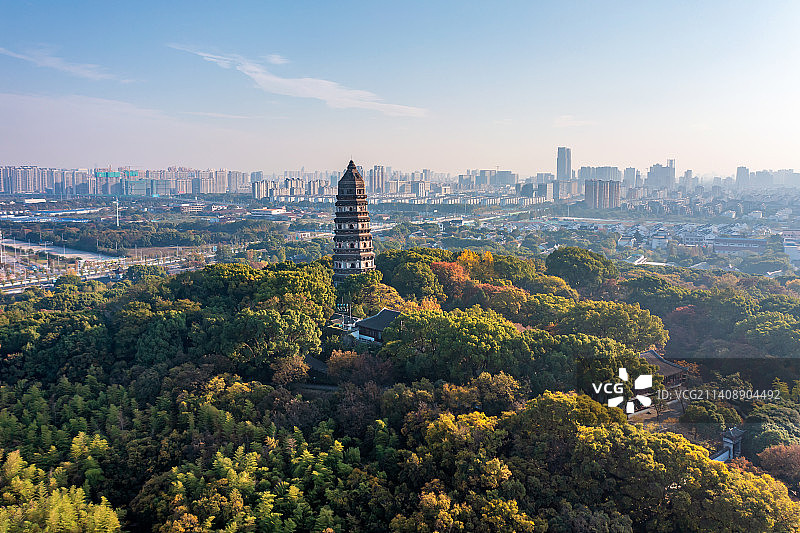 苏州姑苏虎丘秋色图片素材