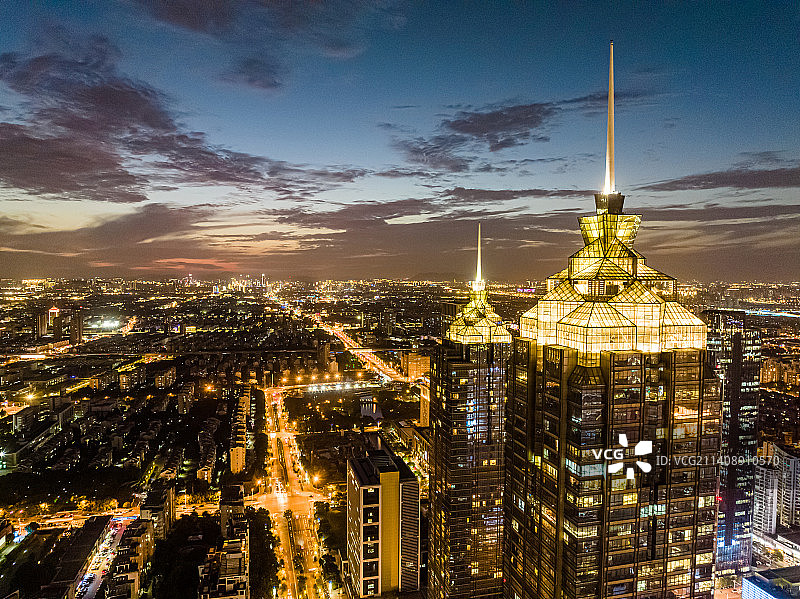 江苏苏州工业园区城市航拍图片素材