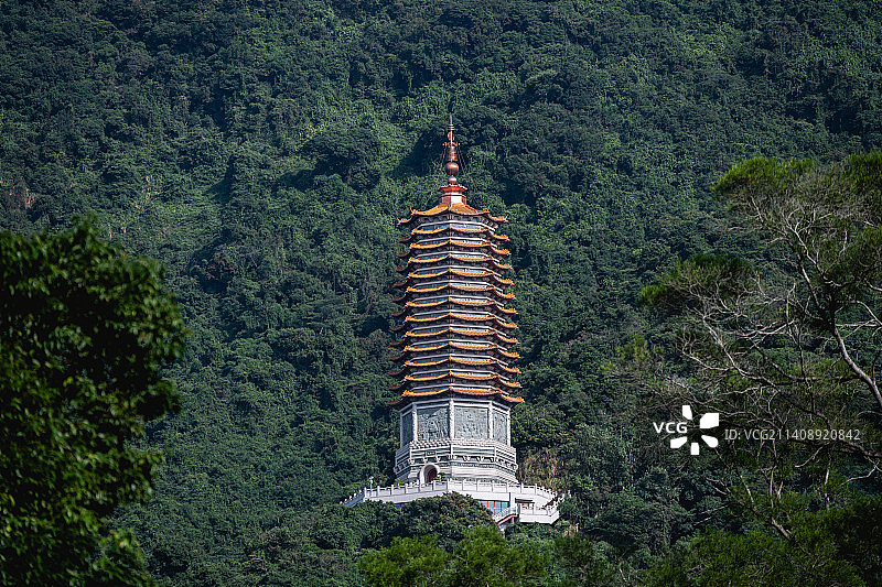 仙湖植物园弘法寺图片素材