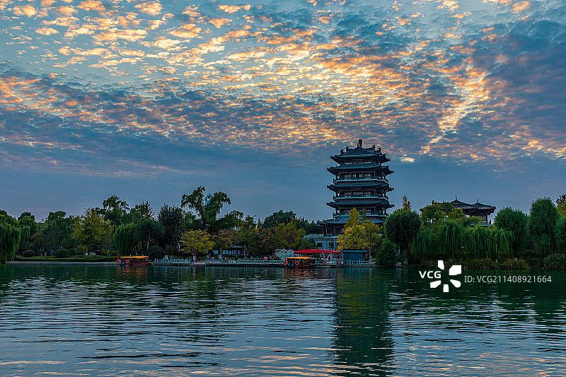 大明湖  超然楼图片素材