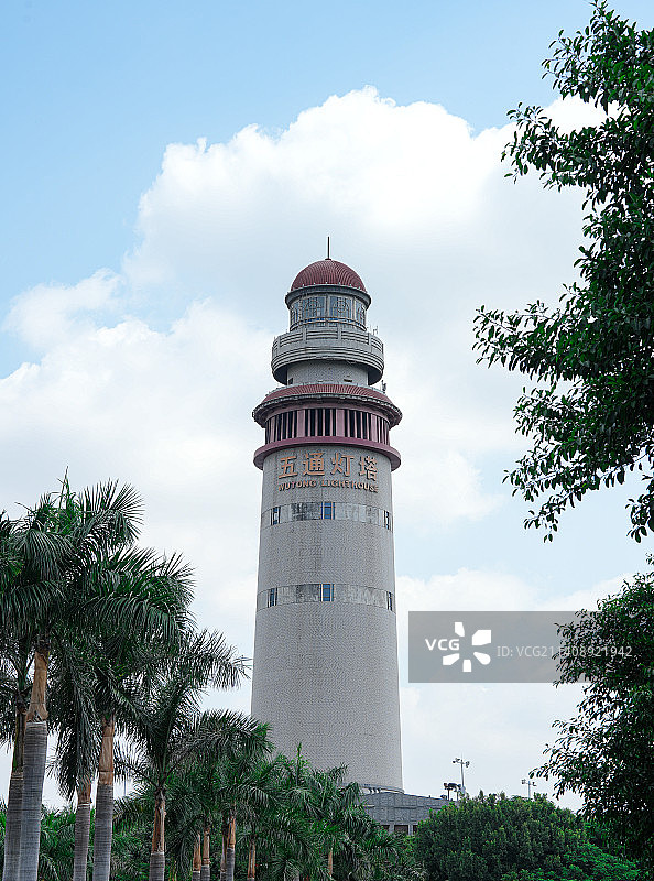 厦门五通灯塔公园图片素材