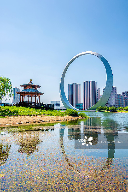 中国辽宁抚顺生命之环图片素材