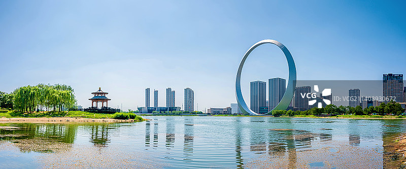 中国辽宁抚顺生命之环图片素材