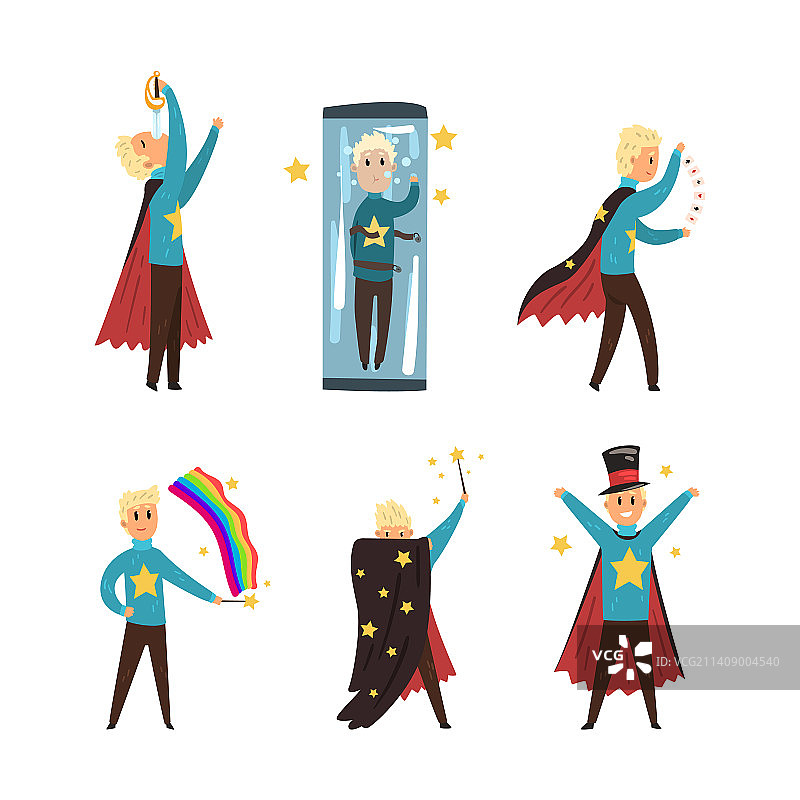 表演魔术的男人图片素材