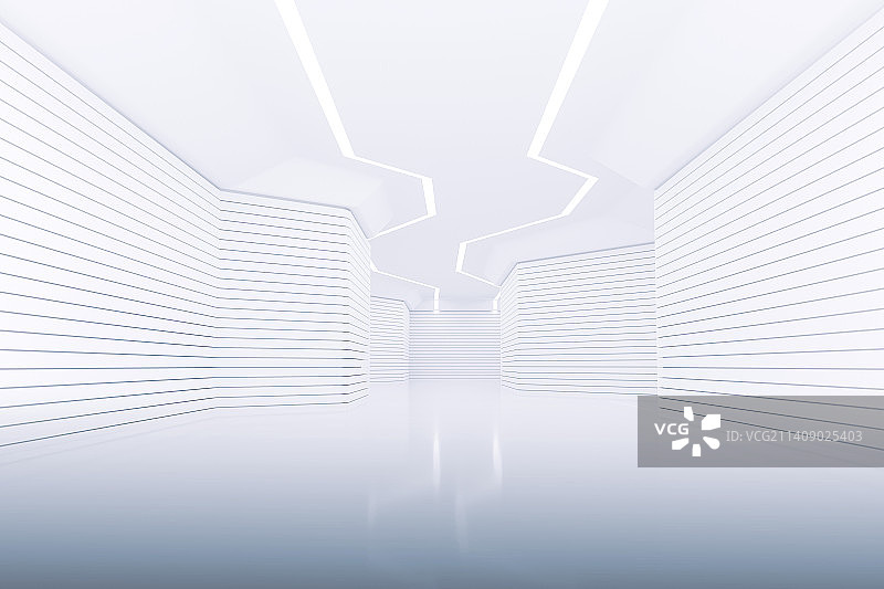 3D简洁几何空间背景图片素材