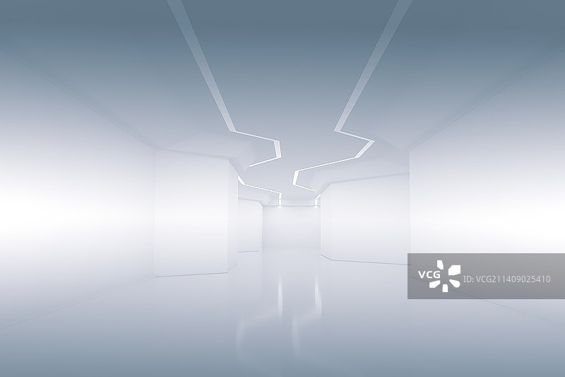 3D简洁几何空间背景图片素材