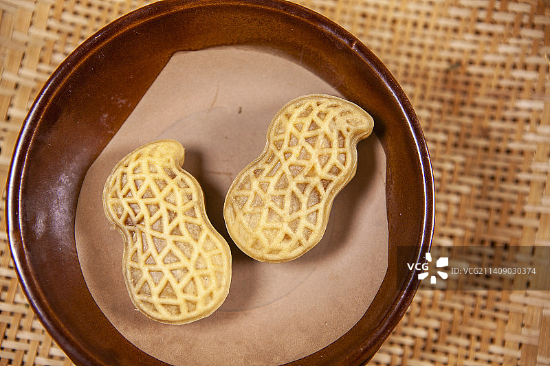 花生点心，花生糕，中华传统点心图片素材