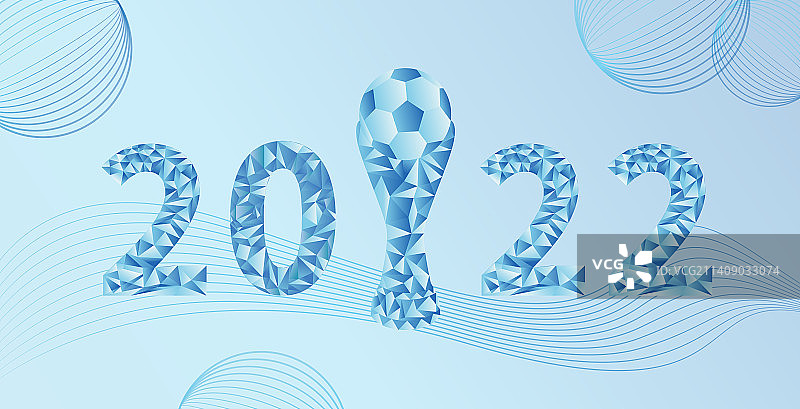 2022年世界杯-大力神杯-矢量图图片素材