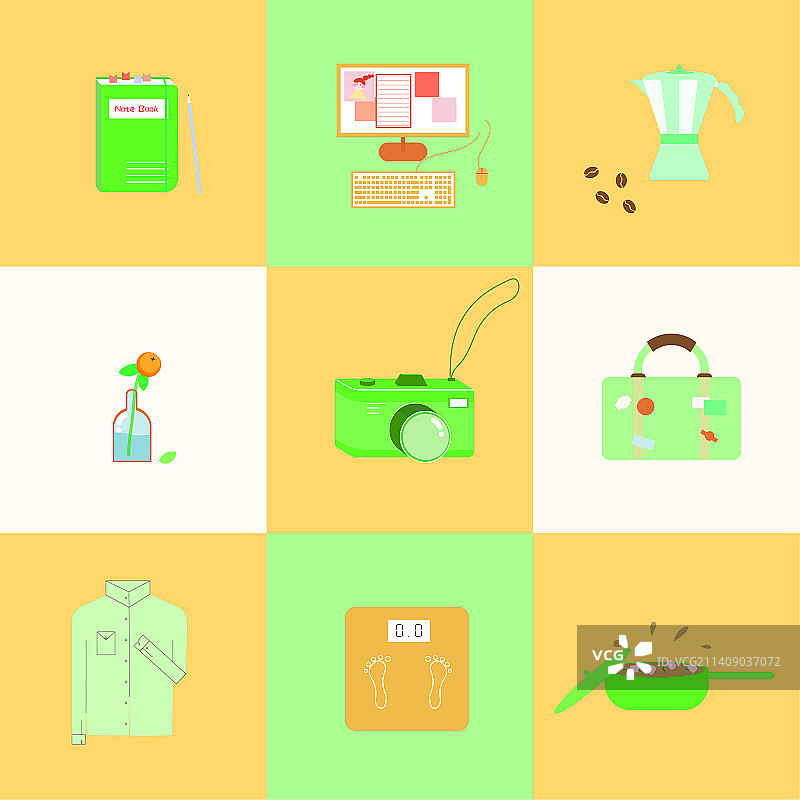 小组件插画图片素材