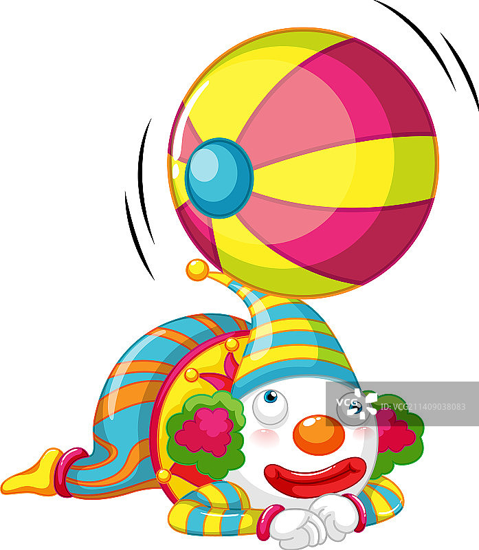 卡通小丑人物图片素材