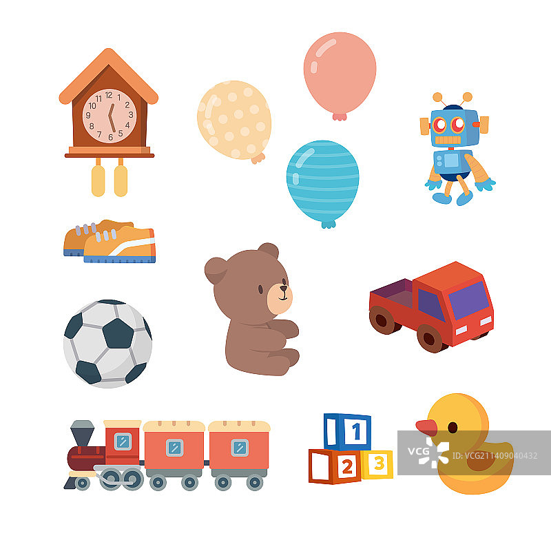 矢量儿童玩具图片素材