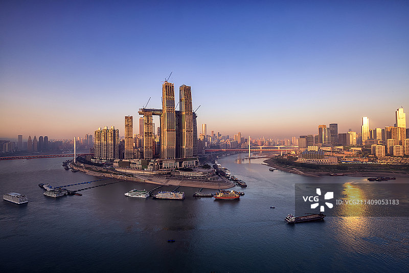 朝阳时分图片素材