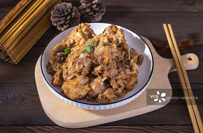 中式美食米粉蒸肉图片素材