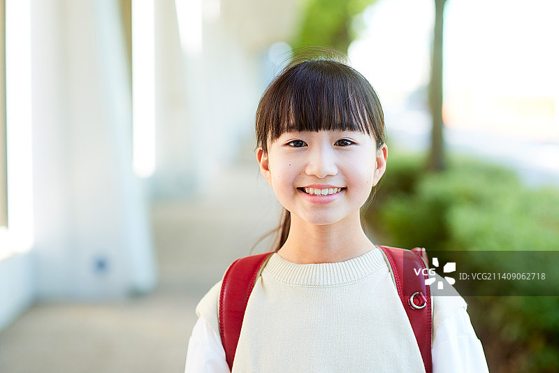 日本小学生肖像图片素材