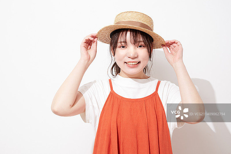 年轻的日本女子画像图片素材