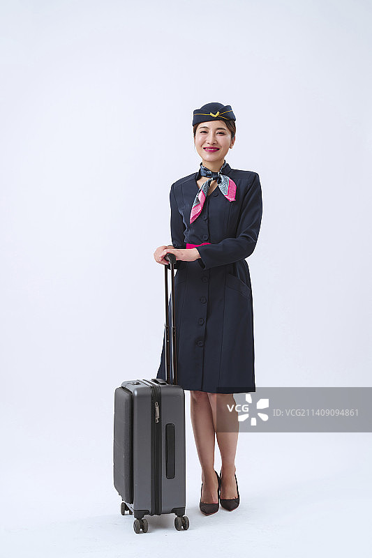 空姐肖像图片素材