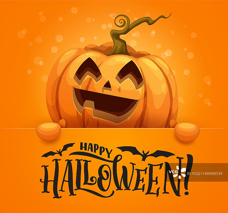 卡通万圣节南瓜人偶图片素材