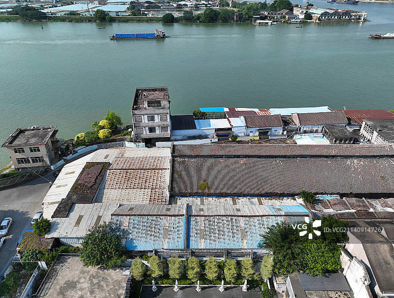 广东省佛山市顺德区柴油机1959航拍图片素材