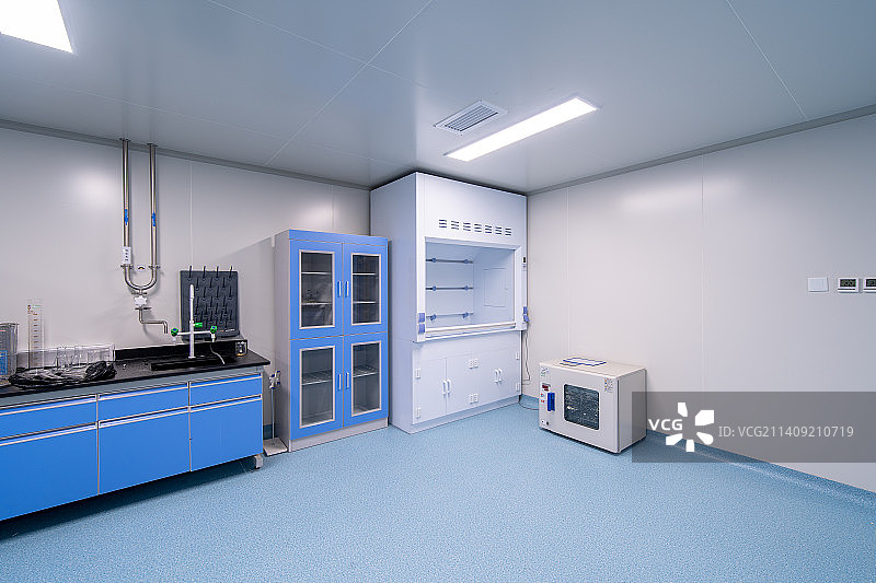 干净整洁的现代化实验室场景特写图片素材