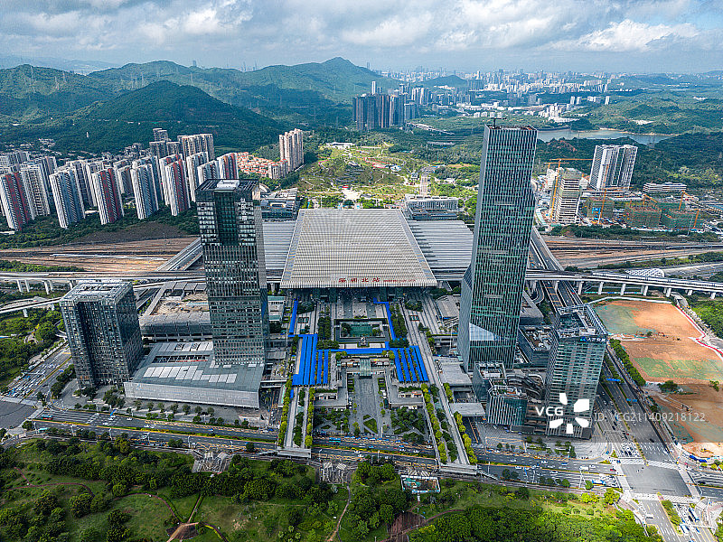 深圳市龙华区深圳北站图片素材