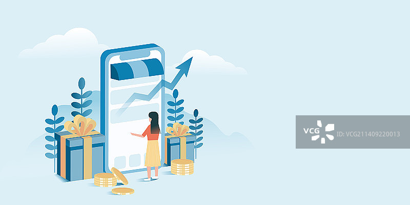 金融-手机支付-矢量图2图片素材